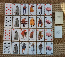 Zwettler PIATNIK Wien Ferd.Piatnik & Söhne franciakártya kártyapakli kártya dobozában