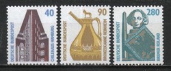 Postatiszta Bundes 1989 Mi 1379-1381    7,00 Euró