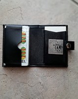 Hungarian card in leather case with company logo