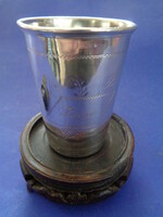 Monarchy silver baptismal cup