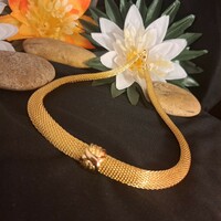 Gilded Israeli necklaces, 1 cm