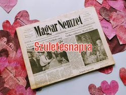 1971 április 15  /  Magyar Nemzet  /  1971-es újság Születésnapra! Ssz.:  19388