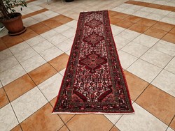 Iranian hand-knotted 80x300 cm wool Persian carpet bfz592