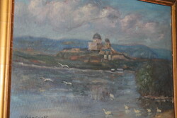 Antique Signed Painting 458