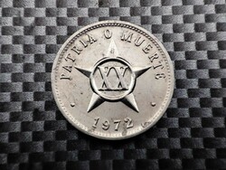Kuba 20 centavo, 1972