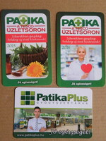 2+1 db kártyanaptár - Patika + A Tesco üzletsoron (2015; 2016)  Patika + Gyógyszertárak (2018)