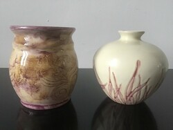 Porcelán vázák 2db. 11cm.
