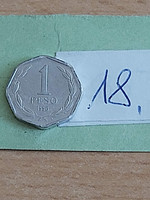 Chile 1 peso 1996 alu. Bernardo O'Higgins 18