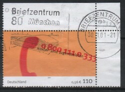 Ívszéles Német 0991 Mi 2164       1,00 Euro