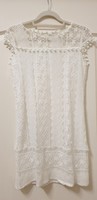 White lace summer tunic size s-m