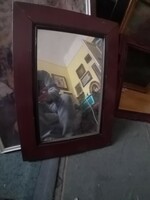 Antik tükör parasztházból
