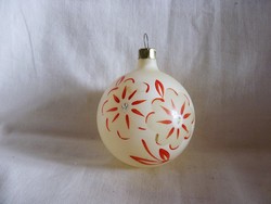 Old glass Christmas tree decoration - 1 pc 