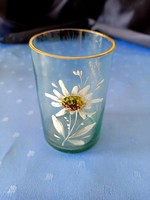 Antique painted Tatra glass commemorative cup