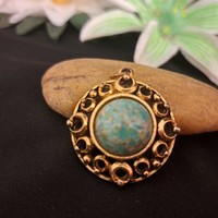 Gold-plated pendant 3 cm