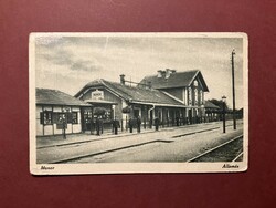 Postcard 1933- monor railway station
