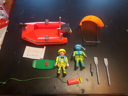 Playmobil Vízimentők Kite szörföző mentése csónakkal (70144) ÚJ
