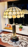 Empire style antique table bronze lamp
