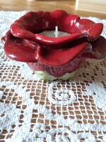 Villeroy&Boch Porcelán virág formájú gyertyatartó