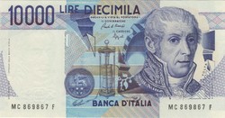 10000 Lira lire 1984 signo ciampi and special Italy unc. 2.