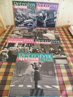 Retro years - this is how we lived, 7 volumes from the series: 1956; 1957-58; 1959-60; 1961-1962; 1963; 1964-1965; 1968;