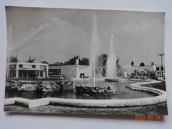 Old postcard: Budapest, industrial fair (1958)