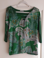 Orsay top with silk front, size m