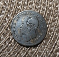 Italy 5 centesimi 1861 m