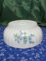 Zsolnay patty plate (forget-me-not pattern)