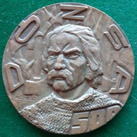 Képíró Zoltán: Dózsa, Cegléd 1972, bronz érem