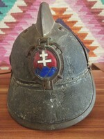 Firefighter's helmet antique .Slovak.