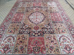 Beautiful wool Persian carpet with a cassette pattern 243 x 340 cm