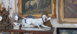 Herend extremely rare, English pointer, györgy 1938