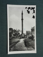 Postcard, mouse, minaret castle skyline detail