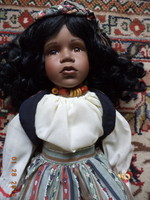 Creole, beautiful porcelain doll!