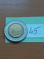 Italy 500 lira 1991 r, bimetal, Quirinale Palace Rome 45