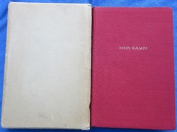 Adolf H:Mein Kampf, 1940 kiadás, vászonkötés, 781 oldal, jó állapotban, nem hiányos,11,5x16,8 cm