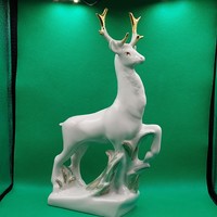 Retro large polonne deer figure 32 cm