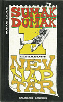 Sumák dumák customized name calendar boros lajos kalendart publishing company, 1992