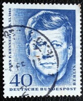 Bb241p / Germany - Berlin 1964 John f. Sealed with Kennedy stamp