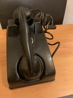 Old crank phone with crank