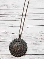 Silver-plated Vietnamese pendant on a chain