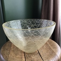 Old plexiglass bowl