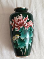 Cloisonné zománc váza 22 cm