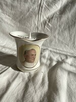II. Pope János Pál candlestick