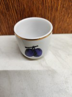 Hollóháza porcelain brandy cup