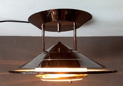 Dán űrkorszaki grafit metál mennyezeti lámpa ALKUDHATÓ Art deco design