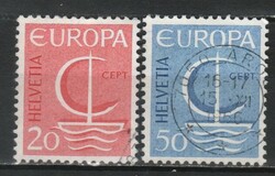 Svájc 1250 Mi 843-844   0,90 Euró