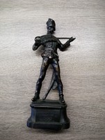 War hussar, antique bronze statue. Zsigmond Kisfaludy strobl