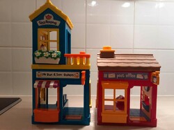 ELC Happyland Tea Room és pékség + Posta hivatal babaház 2 db egyben