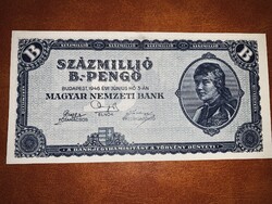 100000000 B-pengő 1946 June 3 Unc read!!!